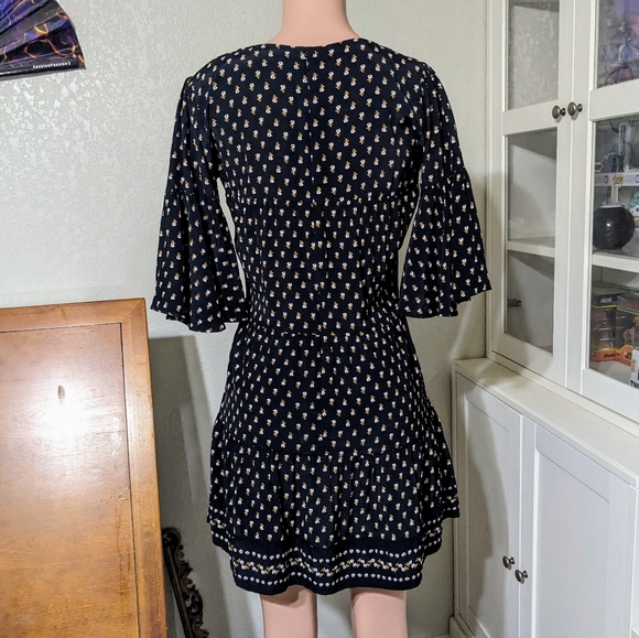 Anthropologie x Faithfull the Brand Size 4 Fresa Tunic Mini Dress Floral Boho E7 - Picture 7 of 11